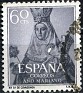 Spain 1954 Virgin 60 CTS Grey Edifil 1137. Spain 1954 1137 Covadonga usado. Subida por susofe